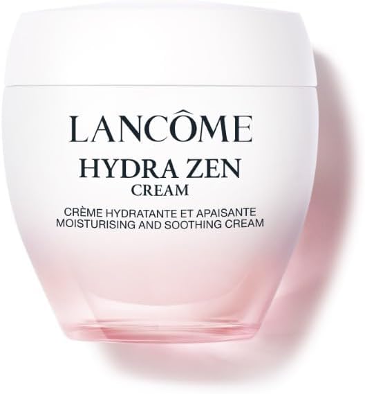 Lancôme Hydra Zen Moisturiser, Up to 72H Hydrating and Soothing Face Cream for Sensitive Skin with Centifolia Rose Extract, Hyaluronic Acid and Bisabolol, Luminous Finish (Full Size or Giftset)