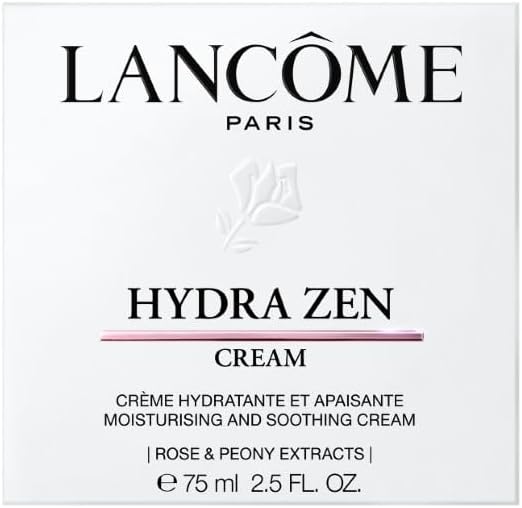 Lancôme Hydra Zen Moisturiser, Up to 72H Hydrating and Soothing Face Cream for Sensitive Skin with Centifolia Rose Extract, Hyaluronic Acid and Bisabolol, Luminous Finish (Full Size or Giftset)