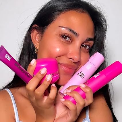 Give Me Cosmetics, Skincare Set, with Green Tea & Vitamin E Cleansing Balm, Hyaluronic Acid & Retinol Serum, Witch Hazel Toner, Eye & Face Cream, Gifts for Women and Teenage Girls