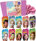 7th Heaven Luxury Pamper Hamper - 10 Face Masks & Spatula - Beauty Gift Set for Women - Skincare Set with Peel-Off, Clay & Hydrating Masks - Spa Experience at Home Skin Care