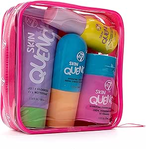 W7 Skin Quench Full Size Skincare Set - Hydrating Skincare Bundle with Aloe Vera & Ceramides - Complete & Long-Lasting Moisturising At-Home Routine